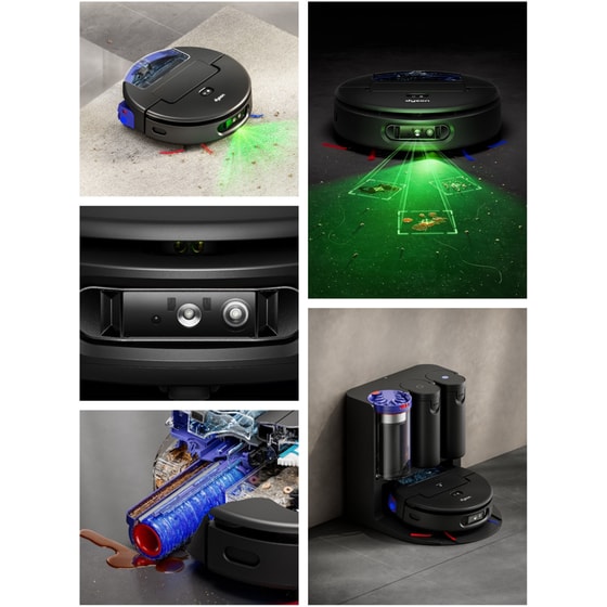 DYSON SPOT+SCRUB AI RB05-A για Σκούπισμα και Σφουγγάρισμα Μαύρο Σκούπα Ρομπότ image 20