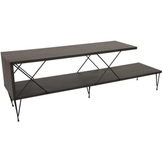 Έπιπλο Τηλεόρασης 24Mall Strada από Μοριοσανίδα 120x30x40 cm - Καφέ image 0