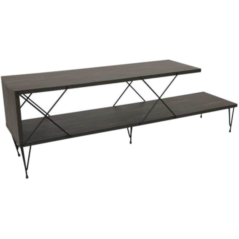 24MALL Έπιπλο Τηλεόρασης 24Mall Strada από Μοριοσανίδα 120x30x40 cm - Καφέ