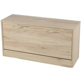 Παπουτσοθήκη Aria Trade Με Πόρτα Από Ξύλο 87x27x42 cm - Φυσικό Χρώμα Ξύλου