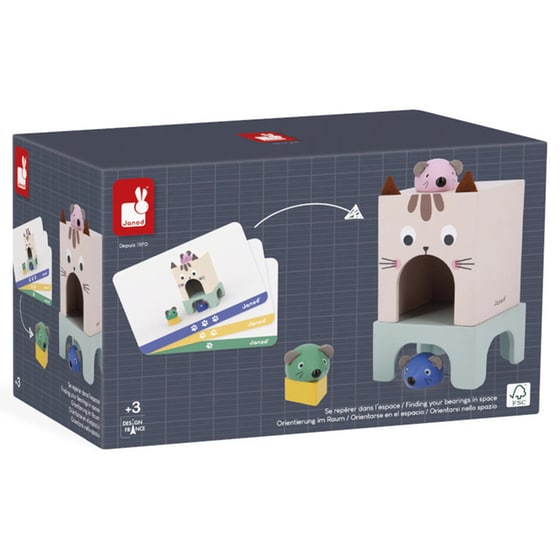 Janod Ανακάλυψε Τον Χώρο - Γάτα Και Ποντίκι (J05078) image 0