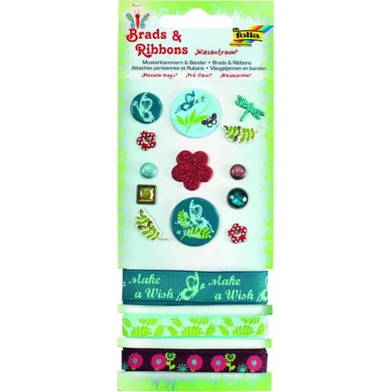 Κορδέλες Και Διακοσμητικά Με Διπλόκαρφο Μαγικό Λιβάδι image 0