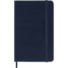 Ημερολόγιο Ημερήσιο 2027 Moleskine 12M Pocket Hardcover Μπλε