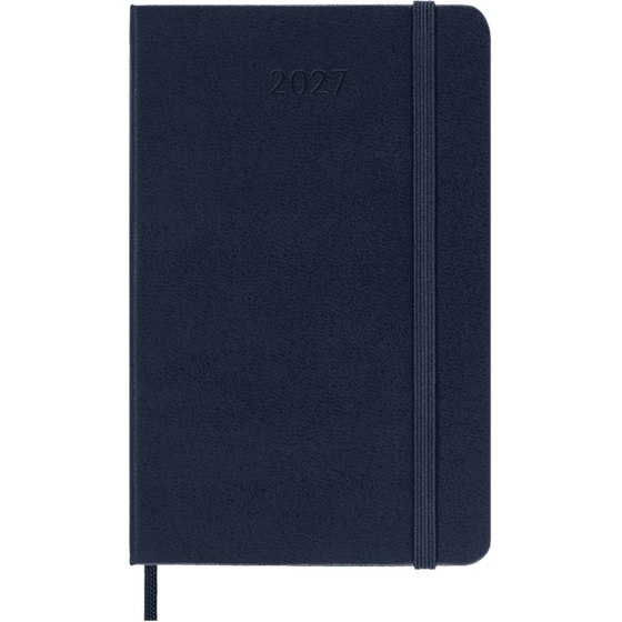 Ημερολόγιο Ημερήσιο 2027 Moleskine 12M Pocket Hardcover Μπλε image 0