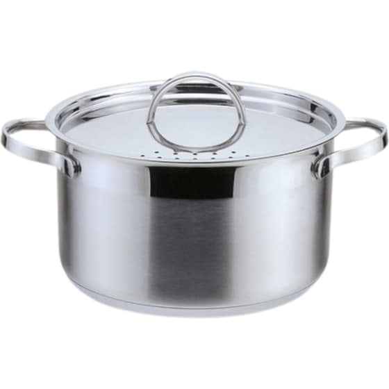 Κατσαρόλα Βαθιά IZZY COSMOPOLITAN από Ανοξείδωτο Ατσάλι 26 cm 7 L Ασημί image 1
