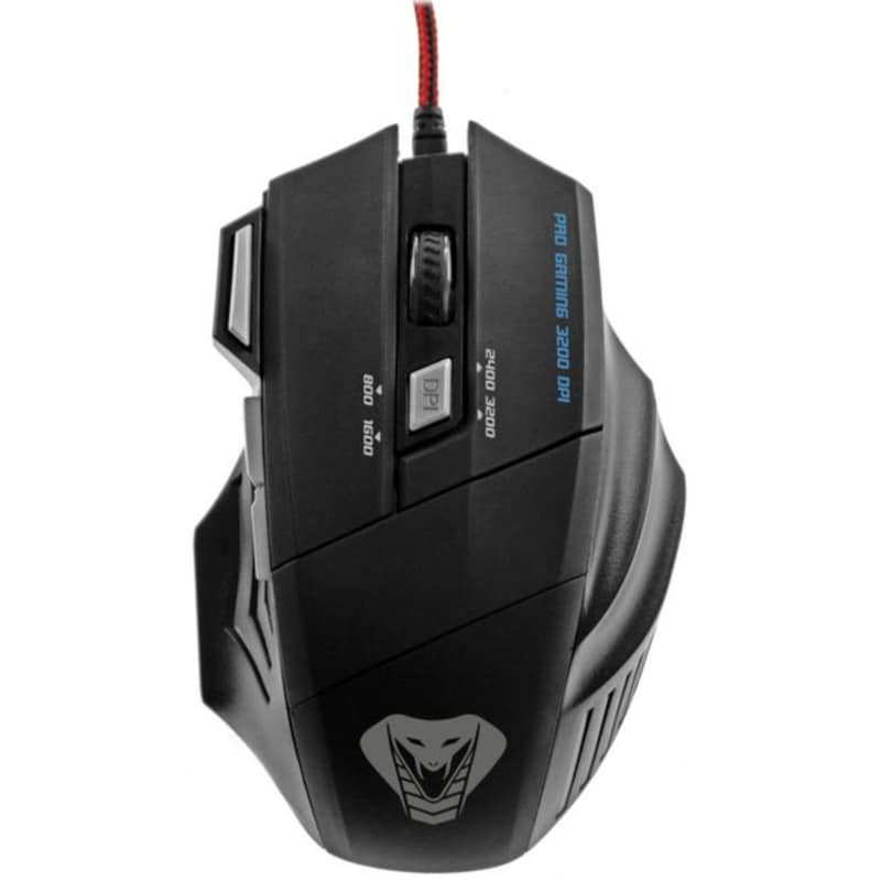 MEDIA TECH Media-tech Cobra Pro Mt1115 Μαύρο Gaming Ενσύρματο Ποντίκι