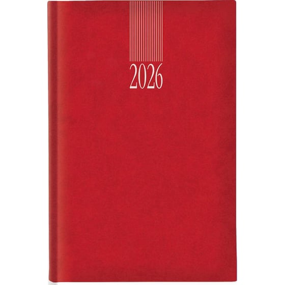 Ημερολόγιο Ημερήσιο 2026 Θεοφύλακτος 12M Sidney Κόκκινο image 0