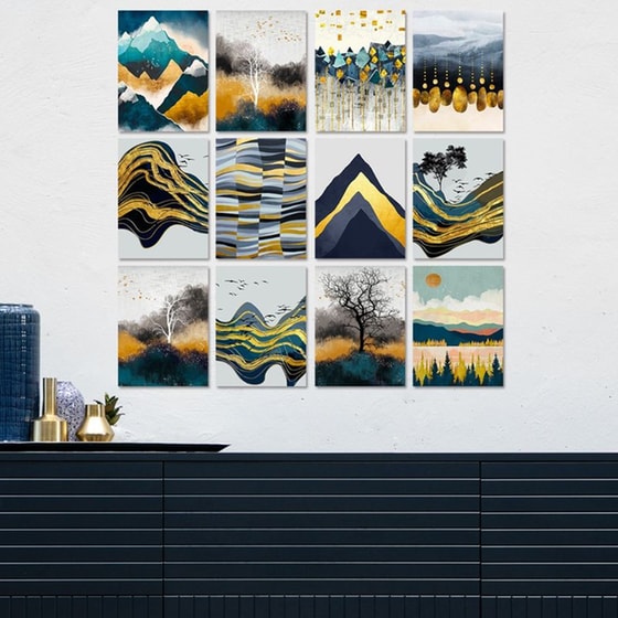 Μοντέρνοι Πίνακες 24Mall  Διάφορα Σχέδια 20x15 cm image 1