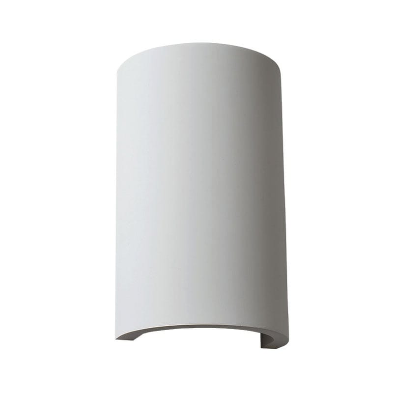 ACA DECOR Απλίκα Τοίχου Aca Meio G85281w Γύψινη 12x7x20 cm - Λευκή