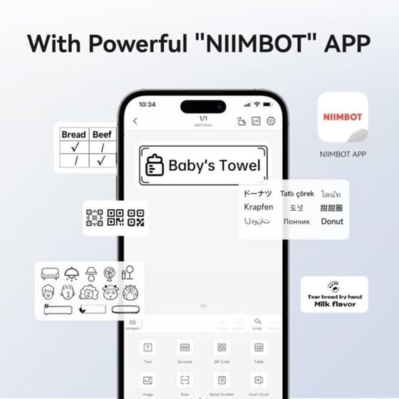 NIIMBOT Thermal B1-S Silver Θερμικός Εκτυπωτής image 4