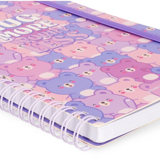 Σημειωματάριο Legami Ριγέ Σπιράλ Large Α5 Teddy Bear image 3