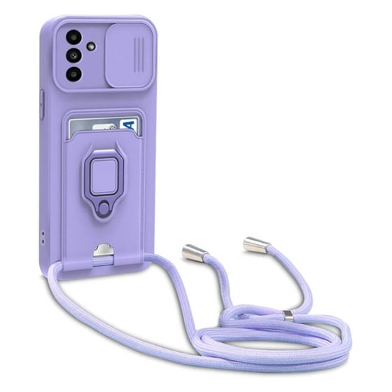 Θήκη Samsung Galaxy A14 - Bodycell Multifunction - Μωβ image 1