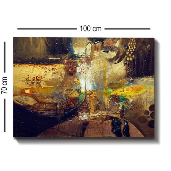 Μοντέρνος Πίνακας 24Mall Αφηρημένο Σχέδιο 70x100 cm image 2