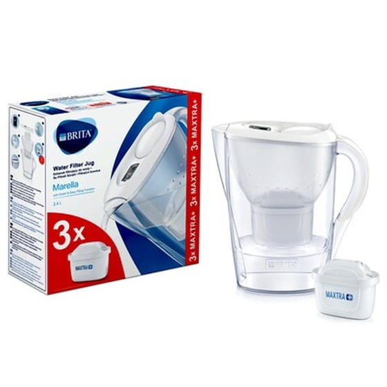 Κανάτα Φίλτρο Νερού Brita Marella-2400ml + 3 Maxtra+ image 0