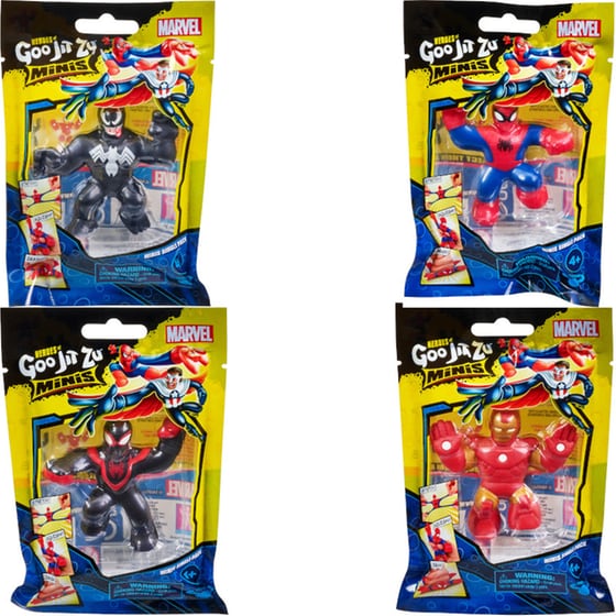 Φιγούρες Goo Jit Zu Mini Marvel Single Pack S5 10 Σχέδια (GJM01000) image 1
