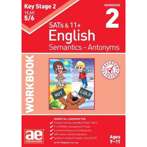 KS2 Semantics Year 5/6 Workbook 2 - Antonyms image 0