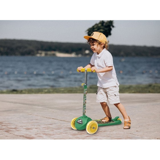 Παιδικό Πατίνι Τρίτροχο AS Company Jurassic World με LED Ρόδες - Πολύχρωμο με Σχέδιο image 4