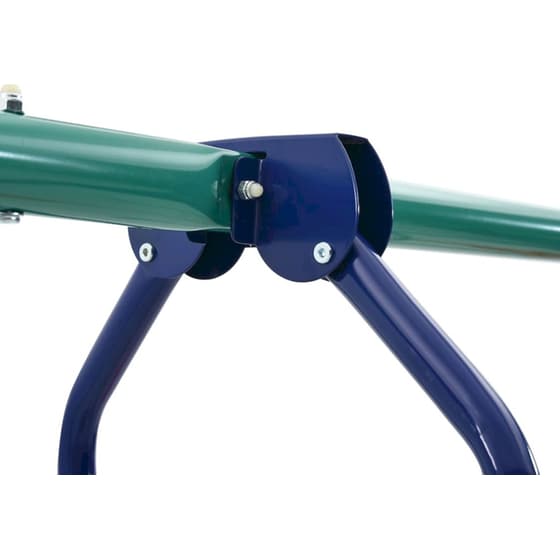 VidaXL Σετ Κούνιας 3 Θέσεων από Ατσάλι & Πλαστικό - Μπλε/ Πράσινο/ Πορτοκαλί image 6