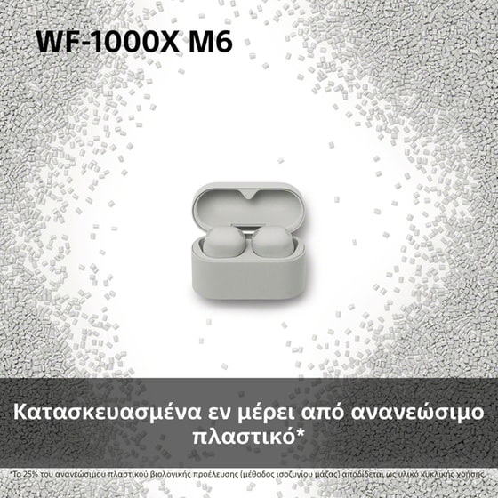Ακουστικά Bluetooth Sony WF-1000XM6 - Platinum Silver image 12