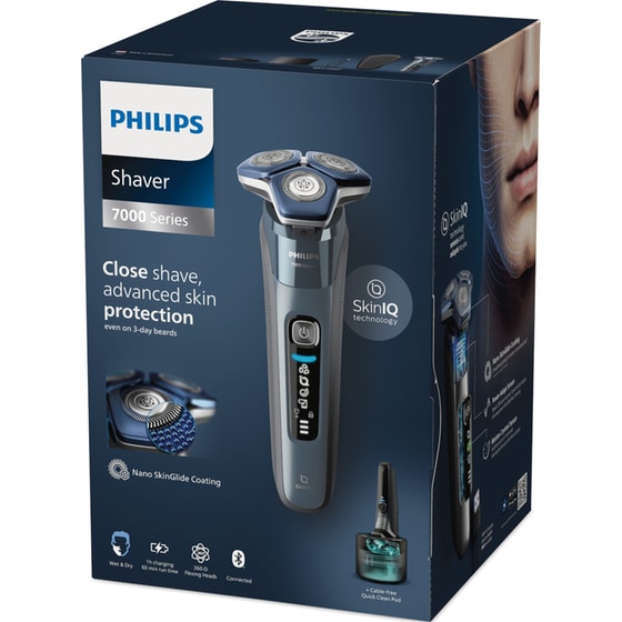 Ξυριστική Μηχανή PHILIPS S7882/55 SERIES 7000 για Υγρό και Στεγνό Ξύρισμα με Βάση & Θήκη Γραφίτης image 1