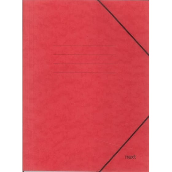 Φάκελος Πρεσπάν Next με Λάστιχο A4 Κόκκινο Υ32x22x0εκ. image 0