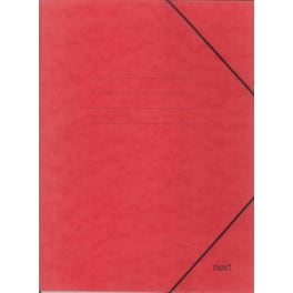 Φάκελος Πρεσπάν Next με Λάστιχο A4 Κόκκινο Υ32x22x0εκ.