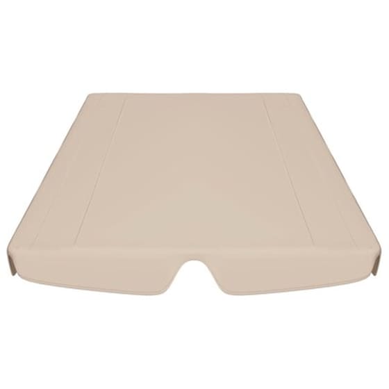 Vidaxl Πανί Ανταλλακτικό Για Κούνια Κήπου Μπεζ 188/168 X 110/145 Εκ. image 4