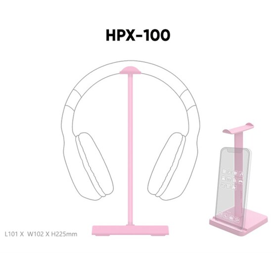 Armaggeddon HPX-100 Headset Stand Ροδακινί image 0