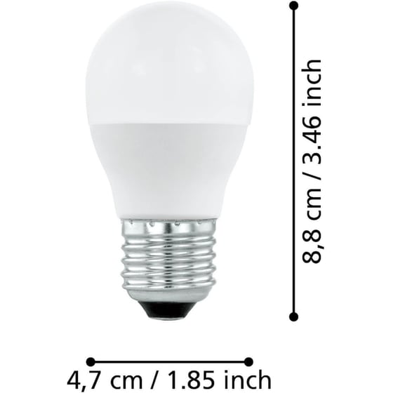 Λάμπα LED Eglo E27 4.9W 3000K Θερμό Λευκό image 5