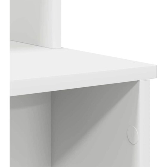 Γραφείο VidaXL από Επεξεργασμένο Ξύλο 120,5x44x88,5 cm - Λευκό image 7