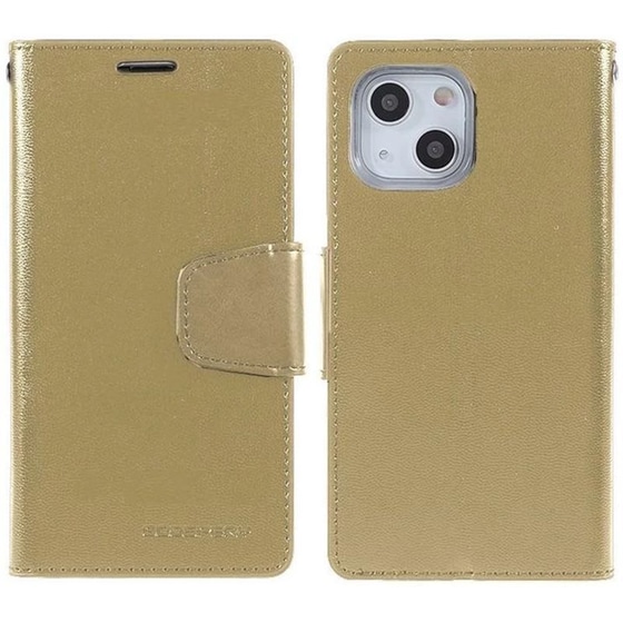Θήκη Apple iPhone 13/iPhone 14 - Mercury Goospery Sonata Diary - Χρυσό image 0