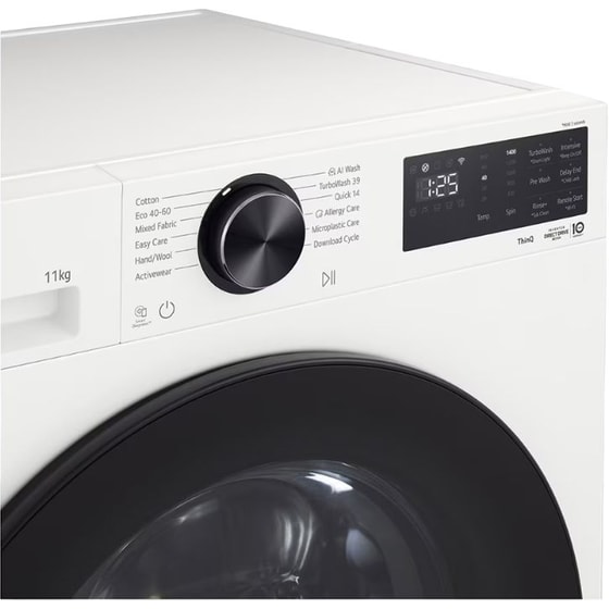 LG F4X5011TWB WH TurboWash 11 kg 1.400 Στροφές Λευκό Πλυντήριο Ρούχων image 6