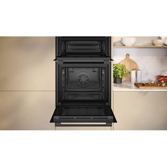 NEFF U1ACE2AG3B 71 Lt / 34 Lt Graphite Grey Εντοιχιζόμενος Φούρνος Άνω Πάγκου image 1