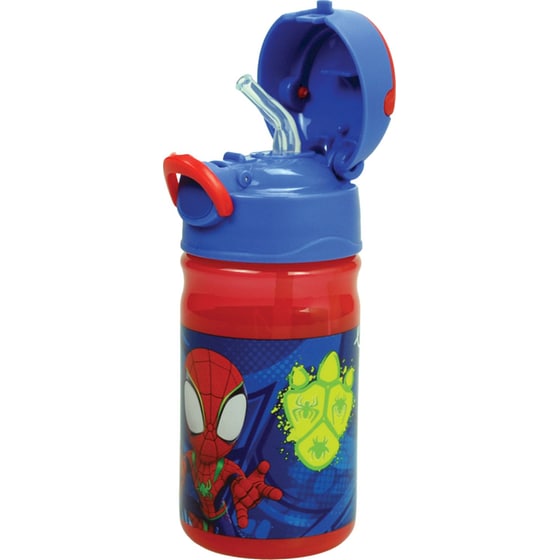 Παγούρι με Καλαμάκι Gim Spidey 350 ml image 2