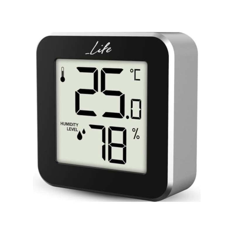 Θερμόμετρο – Υγρόμετρο Εσωτερικού Χώρου Life Alu Mini 221-0118