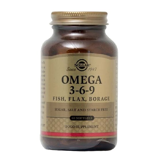Λιπαρά Οξέα Solgar Omega 3-6-9 - 60 κάψουλες image 0