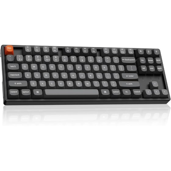Keychron K8 Max QMK Gaming Μηχανικό Ασύρματο Πληκτρολόγιο Tenkeyless με Super Brown διακόπτες και RGB Μαύρο (US) image 0