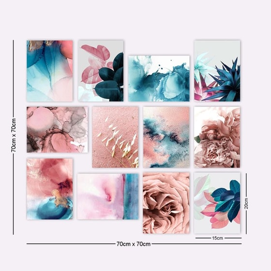 Μοντέρνοι Πίνακες 24Mall Διάφορα Σχέδια 20x15 cm image 1