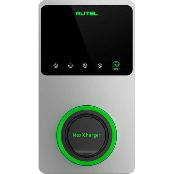 Επιτοίχιος Φορτιστής Αυτοκινήτου Autel AC Wallbox 22 kW με Touch Screen - Ασημί image 0