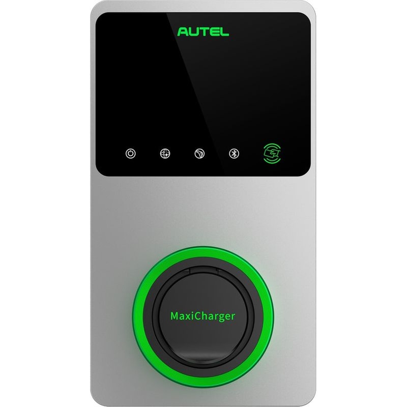 AUTEL Επιτοίχιος Φορτιστής Αυτοκινήτου Autel AC Wallbox 22 kW με Touch Screen - Ασημί