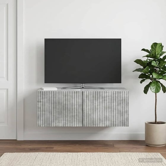 Επιτοίχιο Έπιπλο Τηλεόρασης VidaXL 78.5x41x30 cm - Γκρι image 2