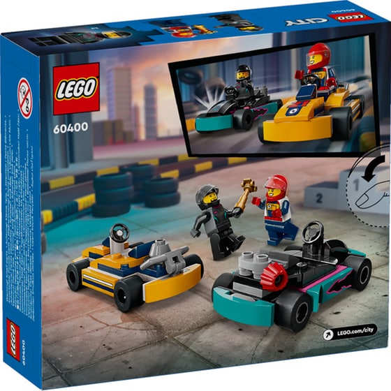 LEGO® City Go-Karts and Race Drivers (60400) image 3