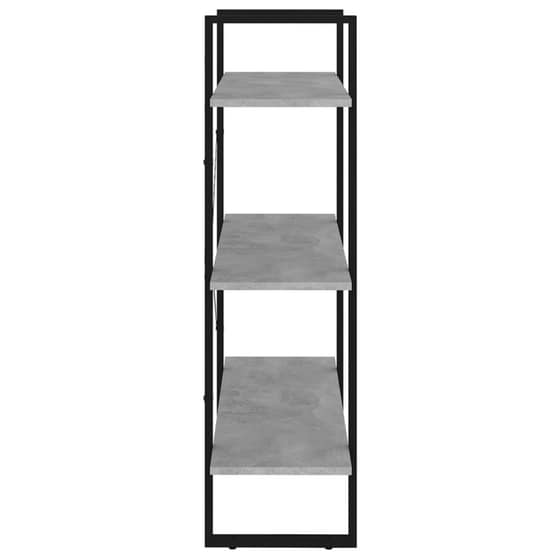 Βιβλιοθήκη VidaXL από Μέταλλο 80x30x105 cm - Γκρι image 5