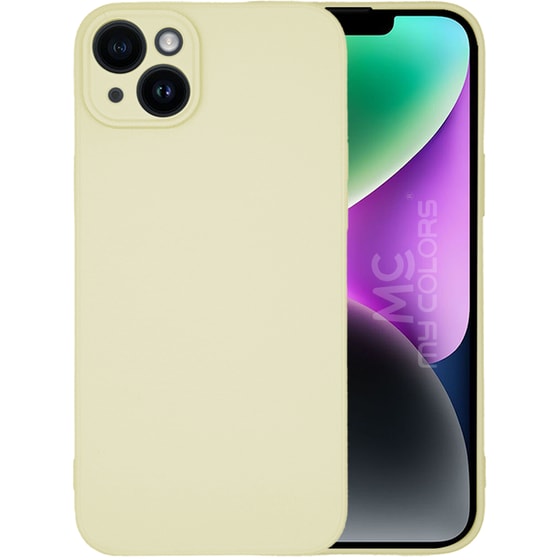 Θήκη Σιλικόνης Apple iPhone 14 - My Colors - Μπεζ image 0