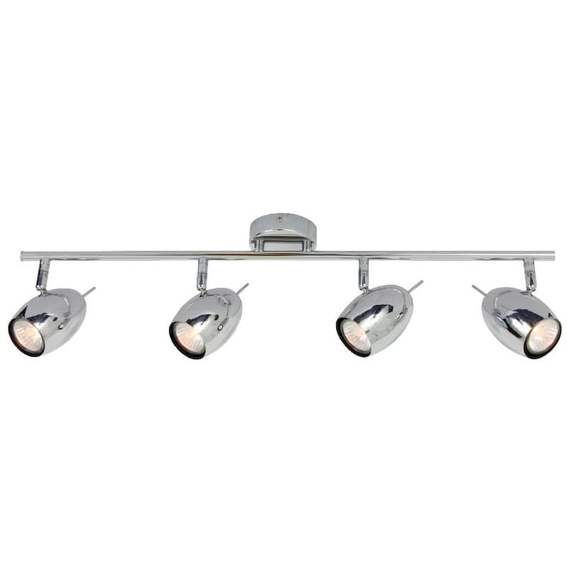 Σποτ Πολύφωτο Aca Legolas Mc1164 Μεταλλικό - Ασημί