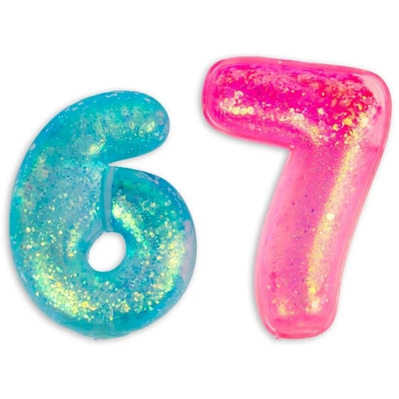 Anti-stress Παιχνίδι 6-7 Glitter Sugar Squishy - Τυχαία Επιλογή image 1