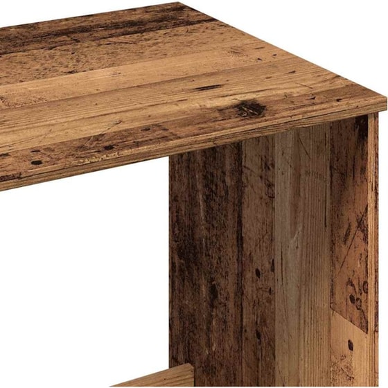 Γραφείο VidaXL από Επεξεργασμένο Ξύλο 100x50x75 cm - Παλιό Ξύλο image 7
