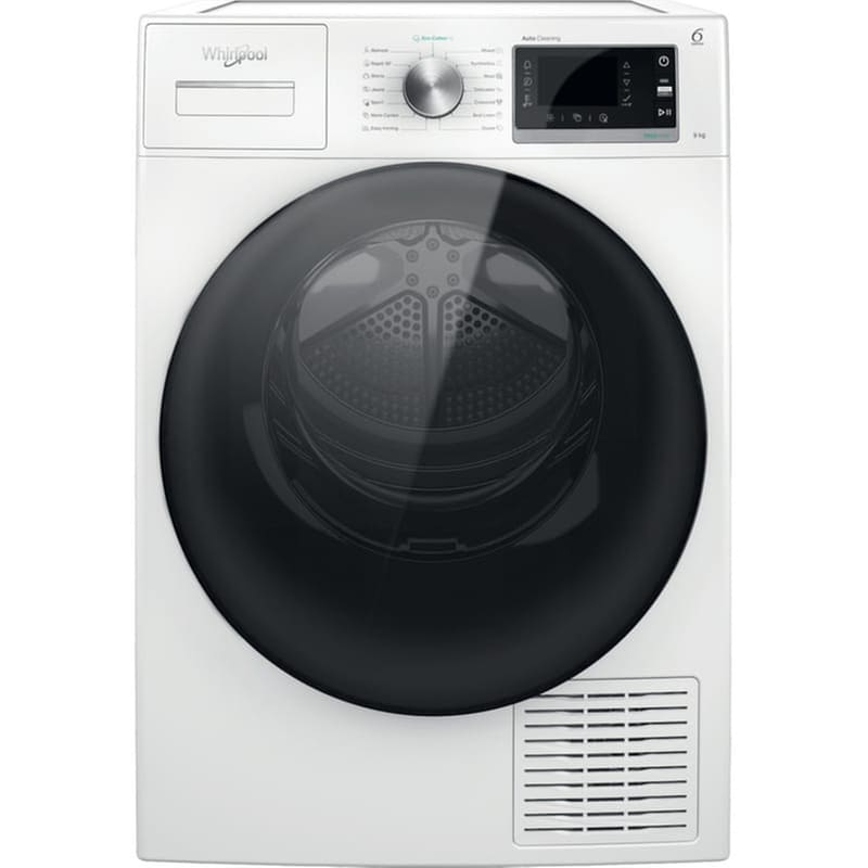 WHIRLPOOL WHIRLPOOL W6 D94WB EE 9 kg Α+++ με Αντλία Θερμότητας και AutoCleaning Λευκό Στεγνωτήριο Ρούχων