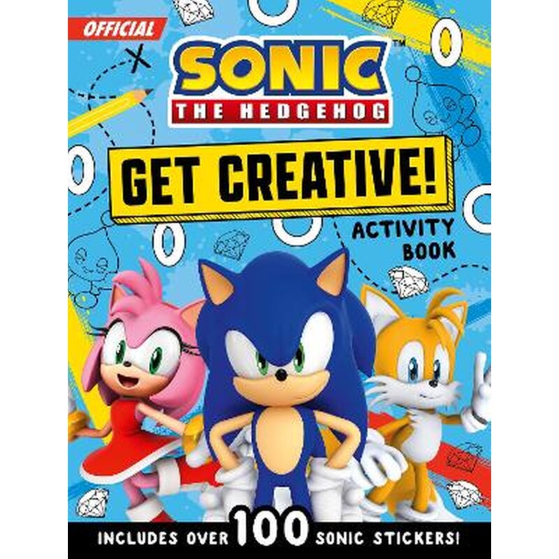 Sonic The Hedgehog Get Creative! Sticker Activity Book