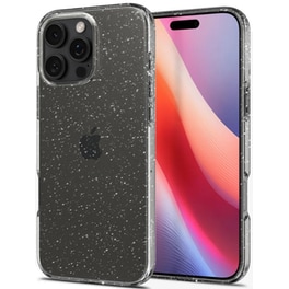 Θήκη Apple iPhone 16 Pro Max - Spigen Liquid Crystal Glitter Σιλικόνη - Crystal Quartz (ACS07985)